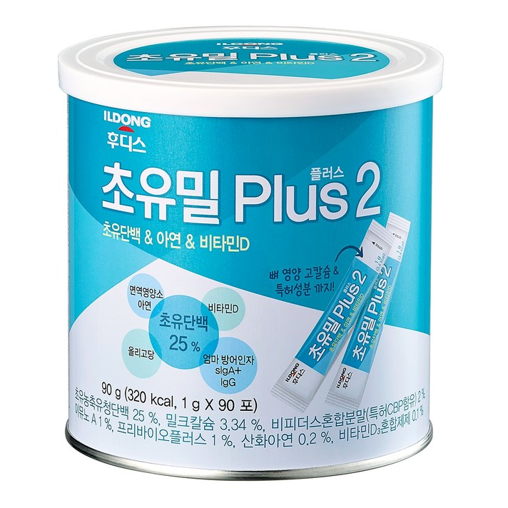 일동후디스 초유밀 플러스 2 1g x 90p, 초유, 1개