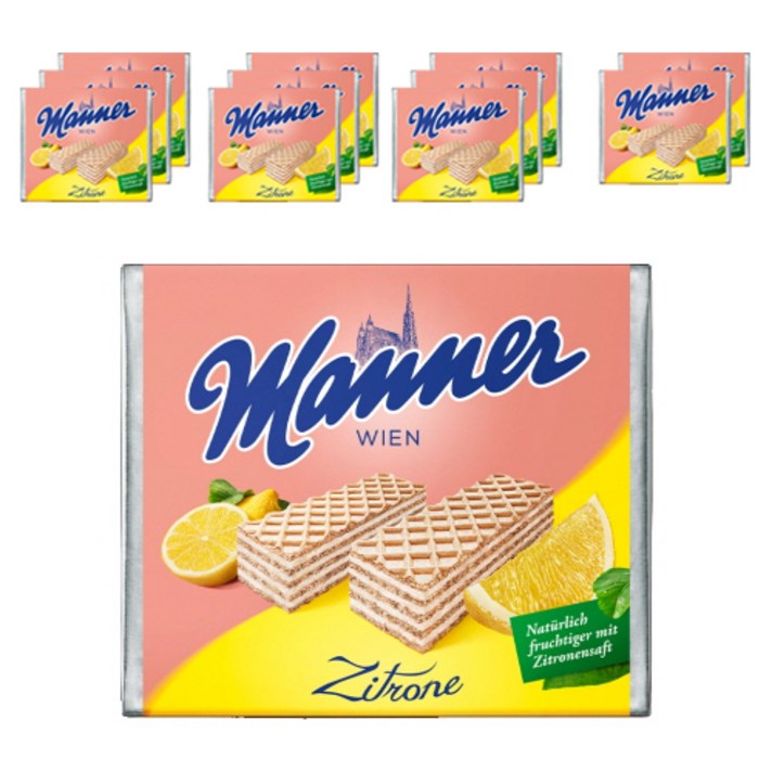 마너 웨이퍼 레몬, 75g, 12개
