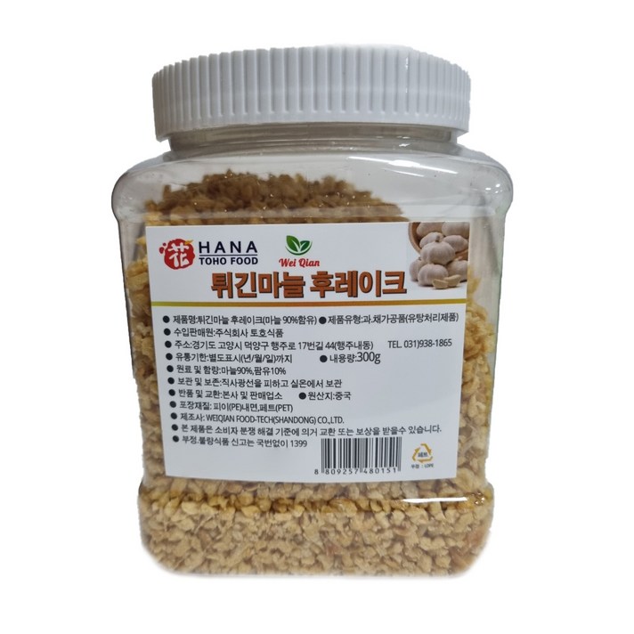 토호식품 튀긴 마늘 후레이크, 300g, 1개