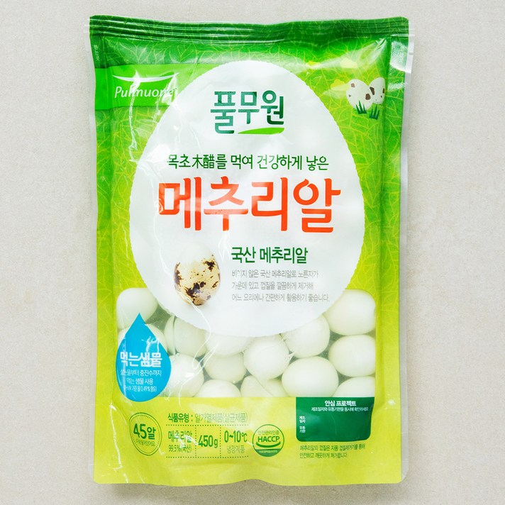 풀무원 깐메추리알 45구, 450g, 1개