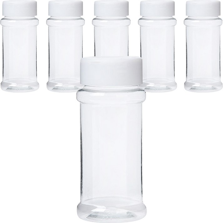 인블룸 투카인즈 페트 양념통 화이트, 100ml, 6개