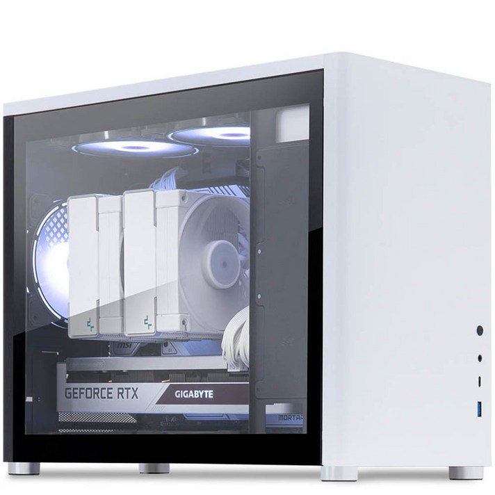 한성컴퓨터 데스크탑 화이트 TFG MX4i700X (i7-13700K WIN미포함 NVMe 500GB DDR5 16GB), 기본형