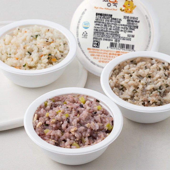 짱죽 냉장 이유식 진밥 3단계 만 11~12개월부터 C세트 200g x 4팩, 새우볶음진밥 + 한우치즈감자진밥 + 치킨애호박진밥 + 블루베리한우진밥, 1세트