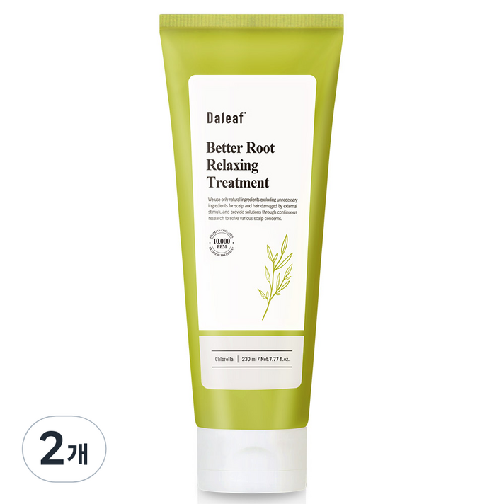 달리프 클로렐라 베러루트 릴렉싱 헤어 트리트먼트, 230ml, 2개