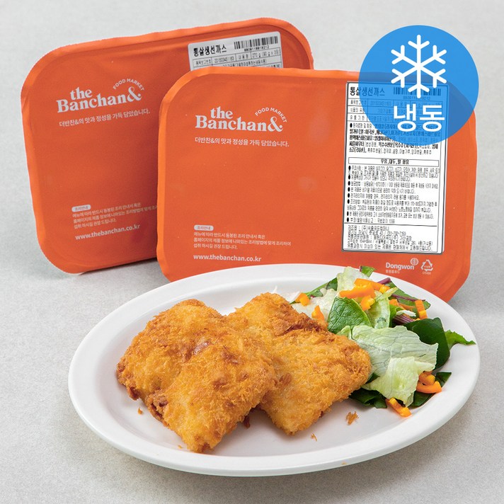 더반찬 통살생선까스 (냉동), 270g, 2개