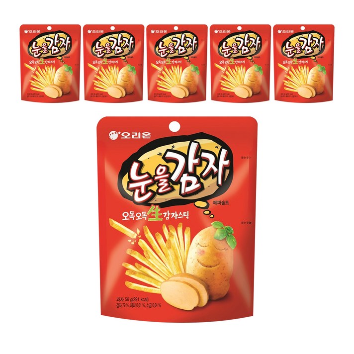 오리온 눈을감자, 56g, 6개