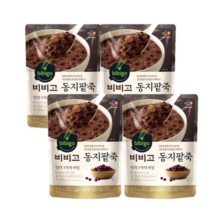 비비고 동지팥죽, 420g, 4개