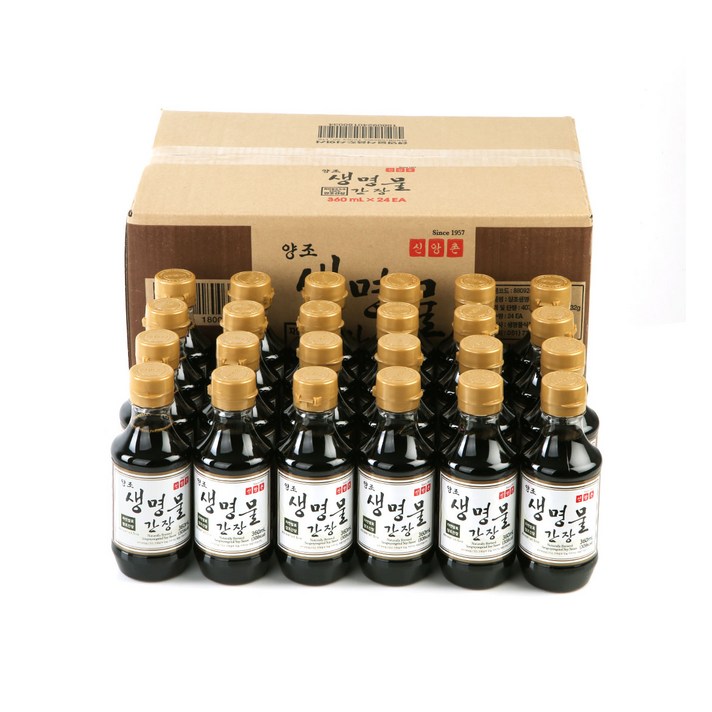 신앙촌 양조 생명물간장 1박스 (24개입), 360ml, 24개