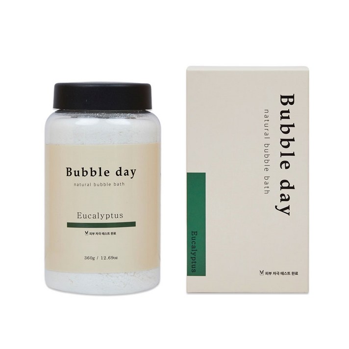 버블데이 거품목욕 아로마 입욕제 유칼립투스, 360g, 1개