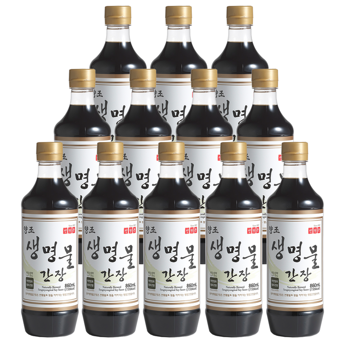 신앙촌 양조 생명물간장 1박스 (12개입), 860ml, 12개