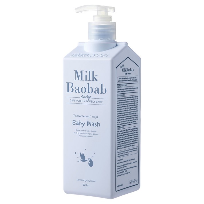 밀크바오밥 베이비 워시, 500ml, 1개
