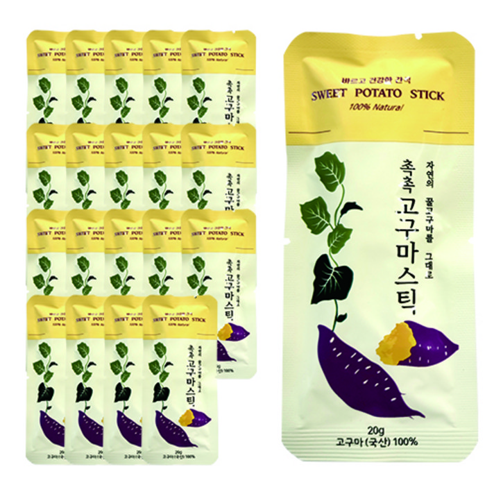한울푸드 NEW 촉촉 고구마스틱, 20g, 20개