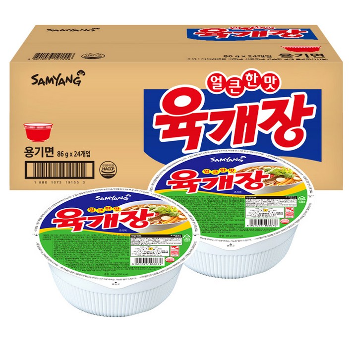 삼양 육개장 86g, 24개