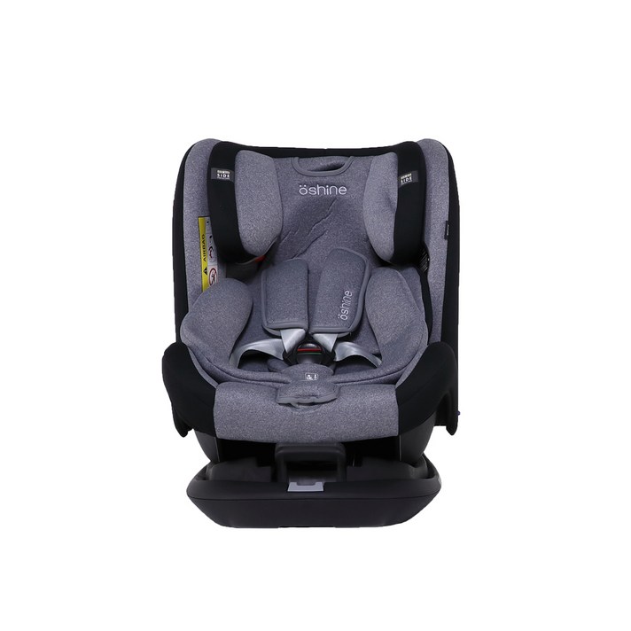 오샤인 360 회전형 신생아 블랙라벨 ISOFIX 카시트 분리형, B 그레이