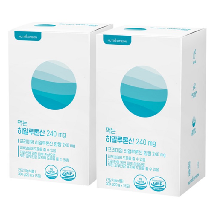 뉴트리커먼 먹는 히알루론산 240mg 15p, 300g, 2세트