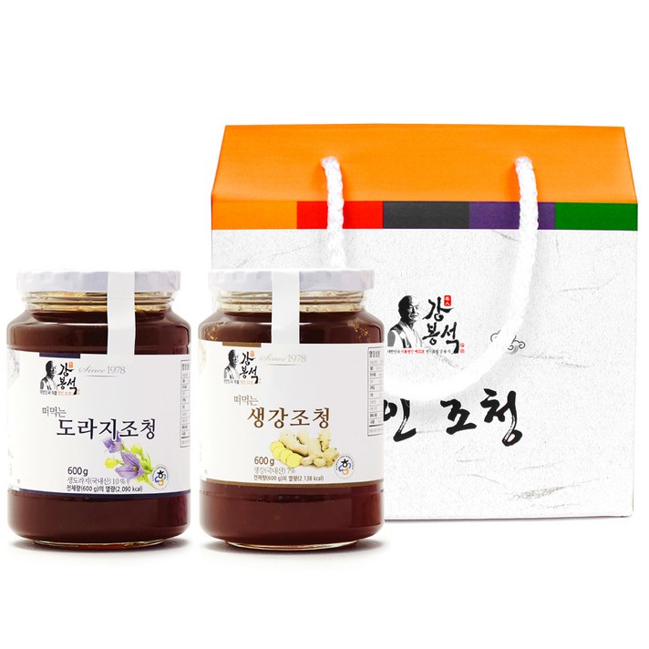 두레촌 명인 도라지 600g + 생강 조청 600g, 1세트