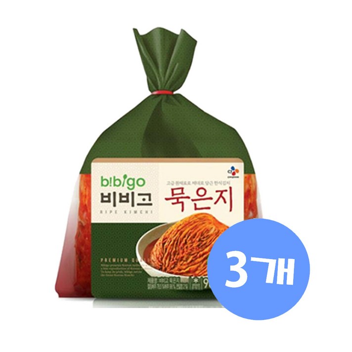 비비고 묵은지900g, 3세트