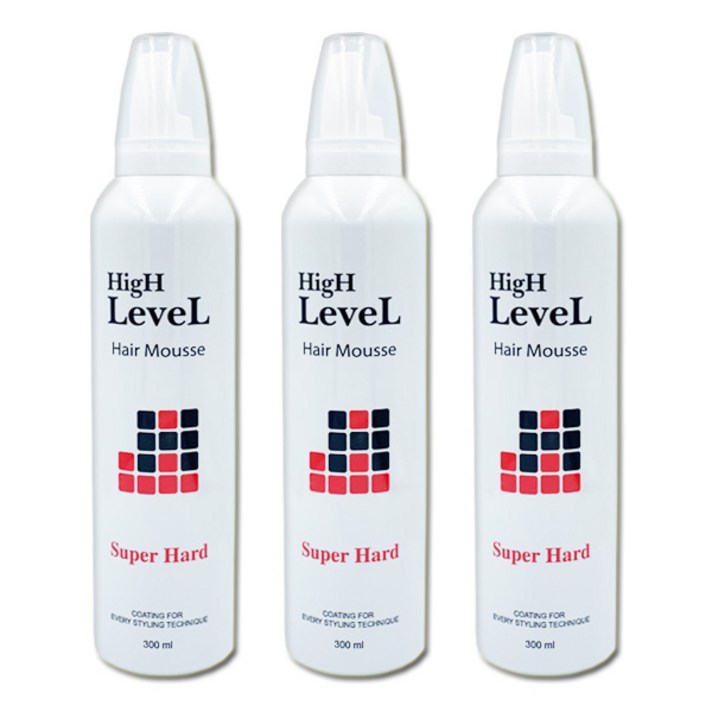 히솝 하이레벨 슈퍼하드 헤어무스 X 3개 300ml, 선택없음