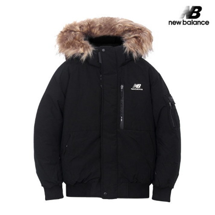 뉴발란스 UNI 패트롤 숏 덕패딩 (NBNPA43043-BLACK)