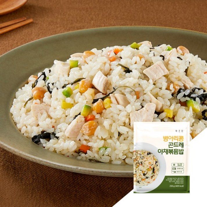 바르닭 닭가슴살 곤약볶음밥 병아리콩&곤드레야채볶음밥, 250g, 6팩
