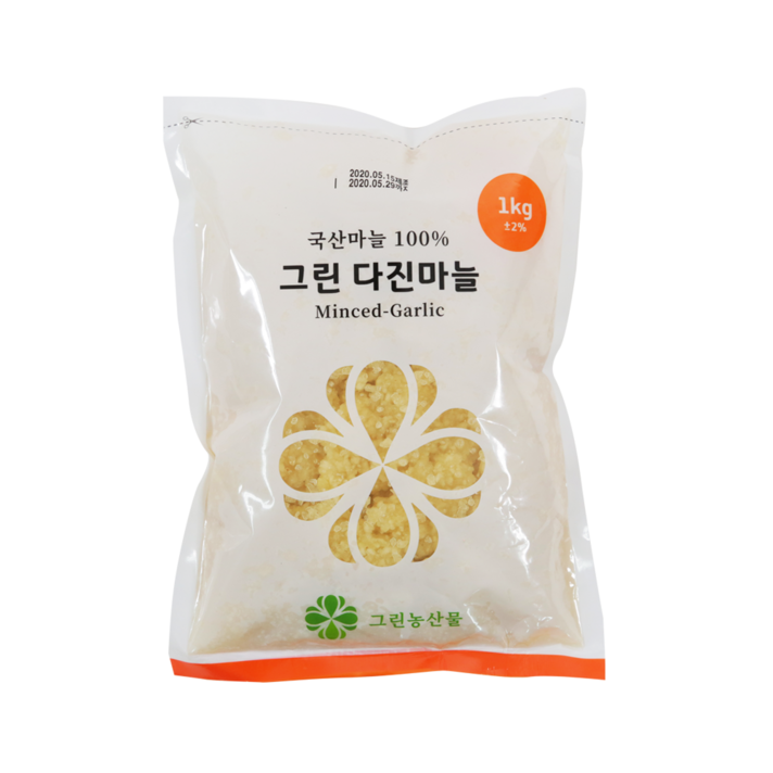 당일발송 주문당일다진 국내산 냉장 햇 다진마늘, 1봉, 1kg