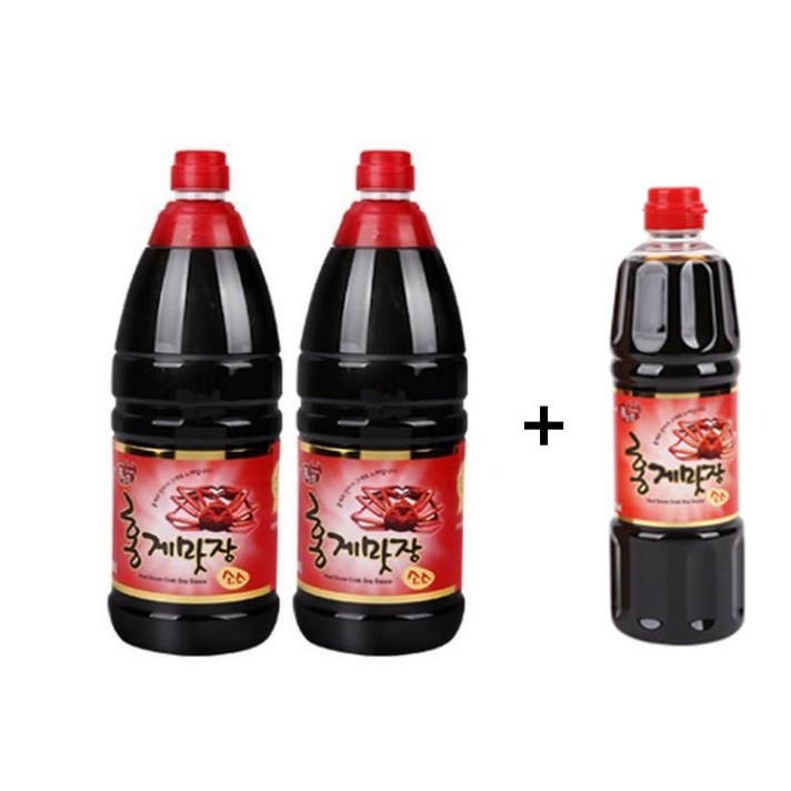 홍일식품 홍게맛장소스 1800ml 2개구입시 500ml 증정, 2개