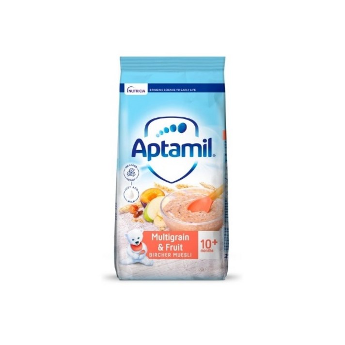 Aptamil Multigrain Fruit Bircher Muesli Baby Cereal 압타밀 멀티그레인 앤 프루트 유아 시리얼 275g 4개