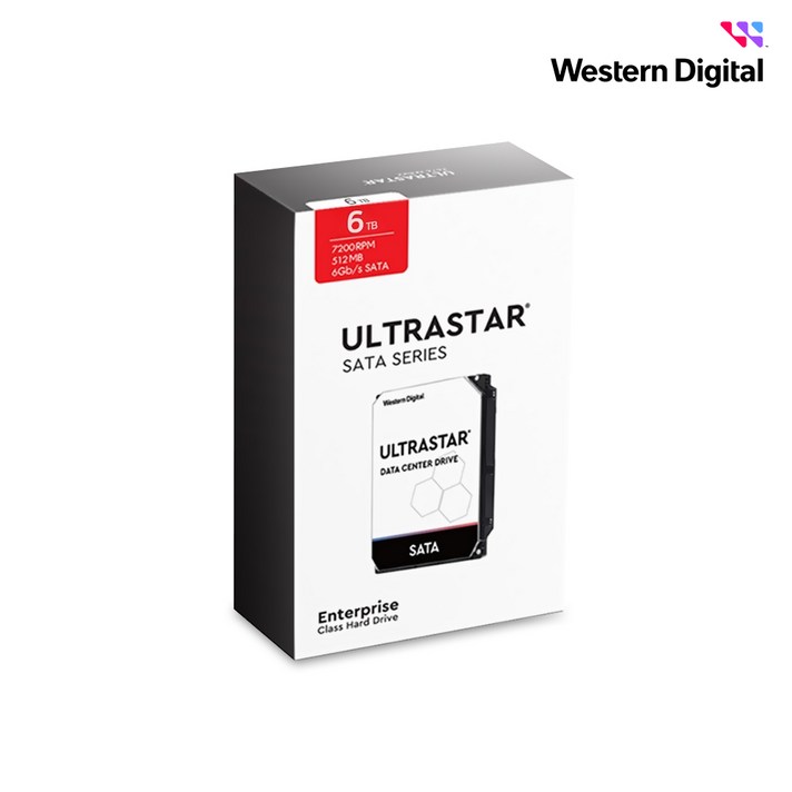WD ULTRASTAR 6TB DC HC310 패키지 1PACK HDD (SATA3/7200RPM/256MB)