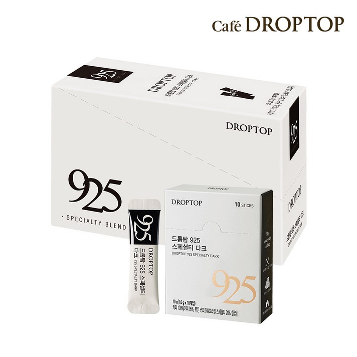 드롭탑 925 스페셜티 다크 50입 x 1팩, 단품