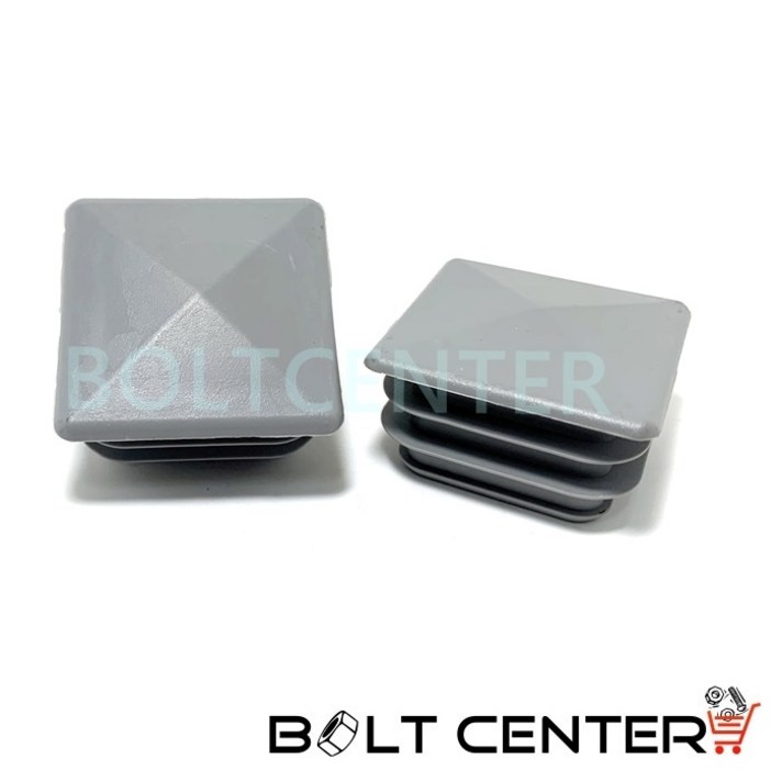 PVC 사각캡 사각파이프 마감캡 파이프마감 각파이프캡, 사각캡 회색 100X100=1개