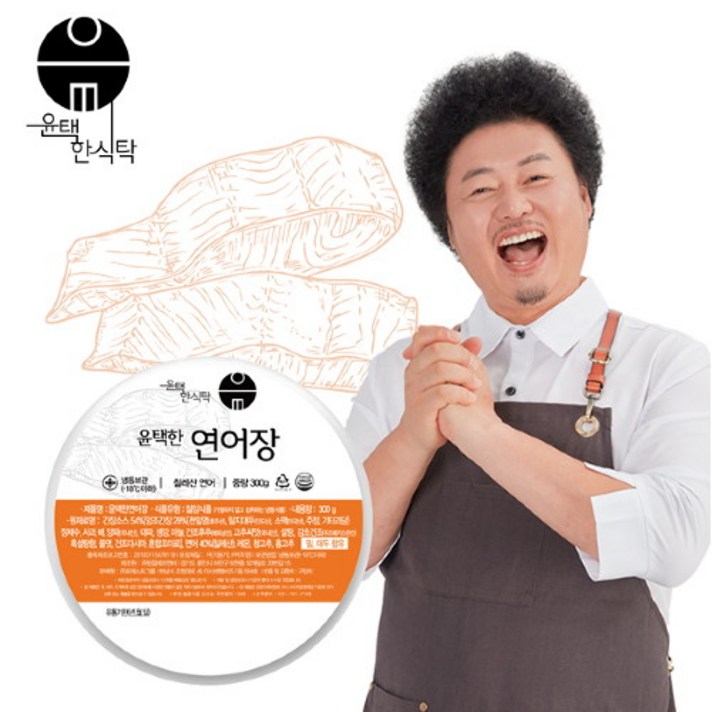 윤택한식탁 연어장300g x 2통, 단품