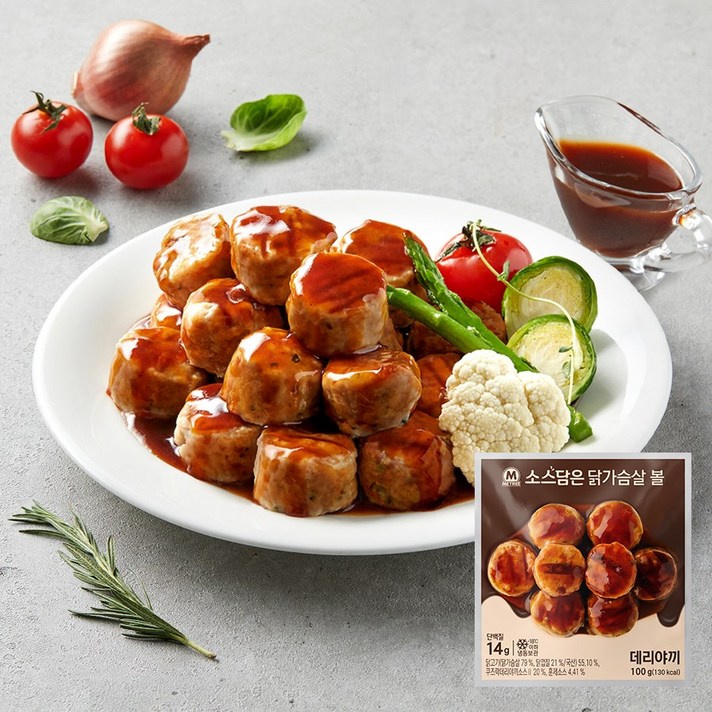 마이닭 소스담은 닭가슴살 볼 데리야끼 100g, 01_소스담은 닭가슴살 볼 데리야끼 100g 1팩