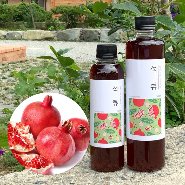 김순식 국내산 무농약 석류로 만든석류 청 100% 원액 효소 액기스, 1500ml