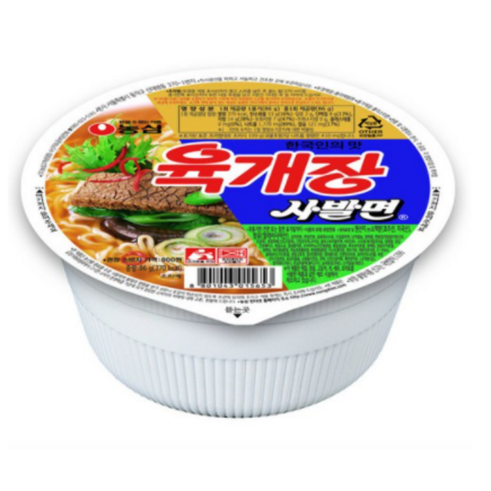 농심 육개장 사발면, 60개