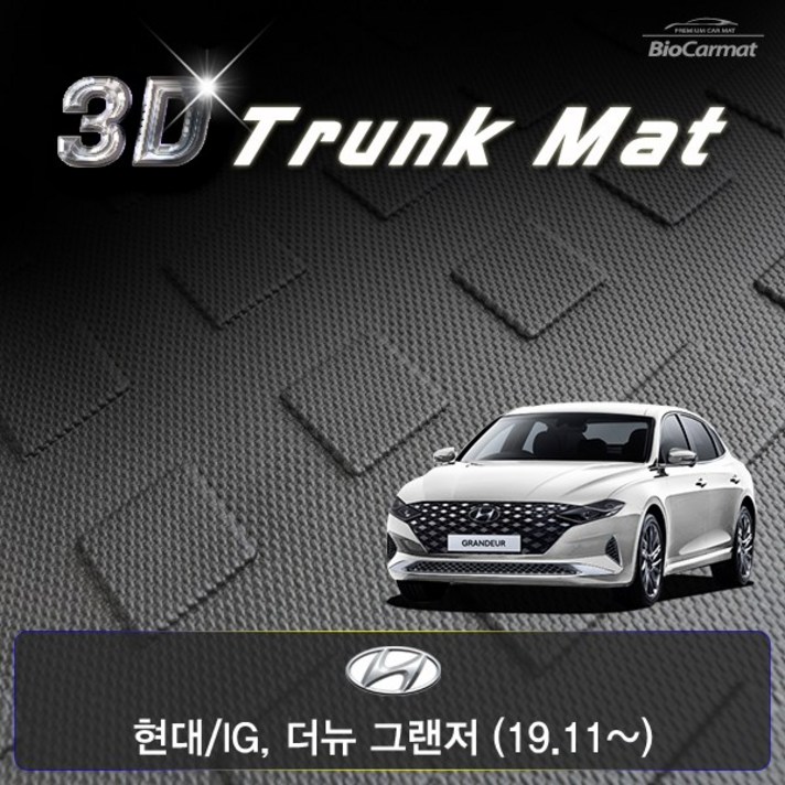 카본3D트렁크매트 더뉴그랜저 (19.11~현재), 카본3D_더뉴그랜저(가솔린), 현대