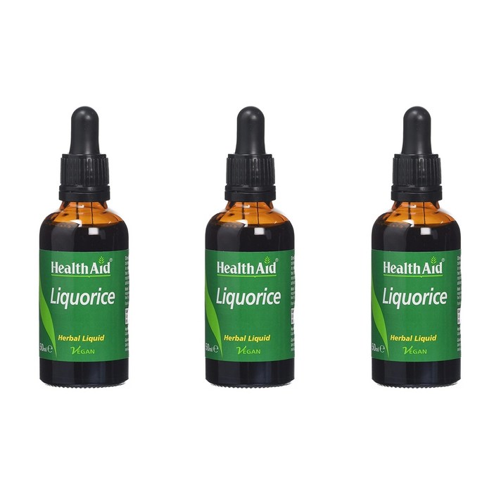 HealthAid 헬스에이드 스페인감초추출물 Liquorice 50mL 3개