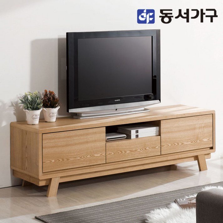 동서가구 솔트 노블 1500 거실장 TV다이 msb001, 오크