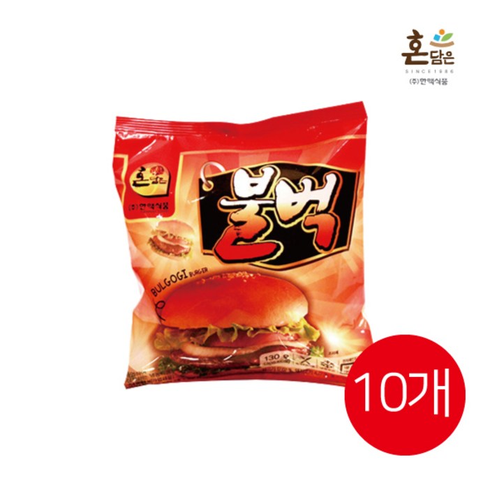한맥식품 불고기벅 140g x 10개 햄버거빵