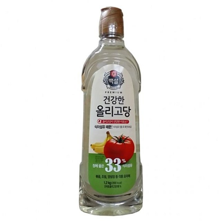 푸드) CJ백설 올리고당(프락토) 1.2kg(9ea)(1box), 1