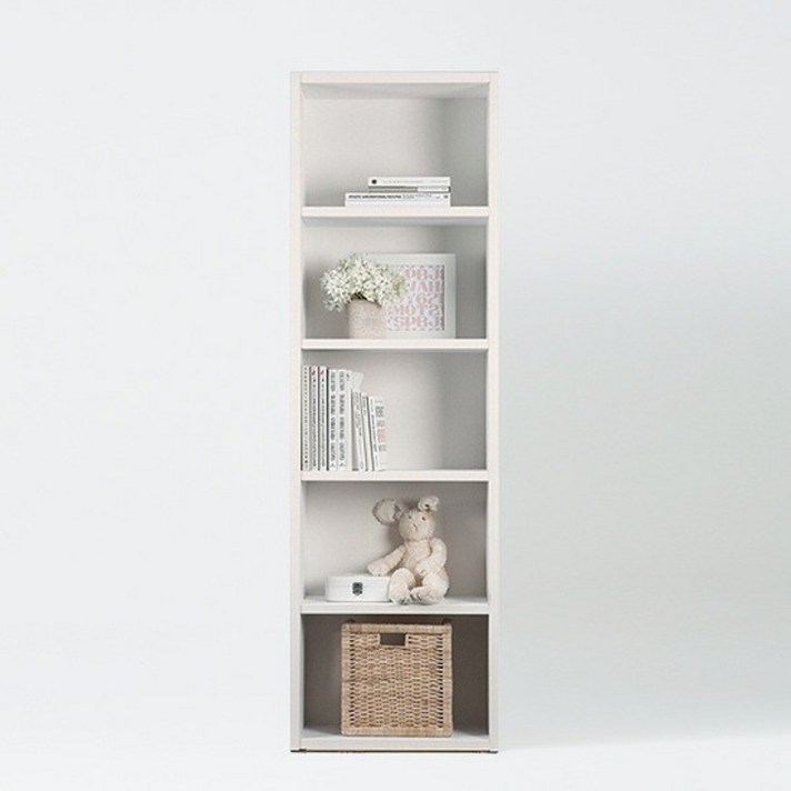 한샘 샘 책장 5단 65cm DIY(컬러 택1), 크림화이트(A)