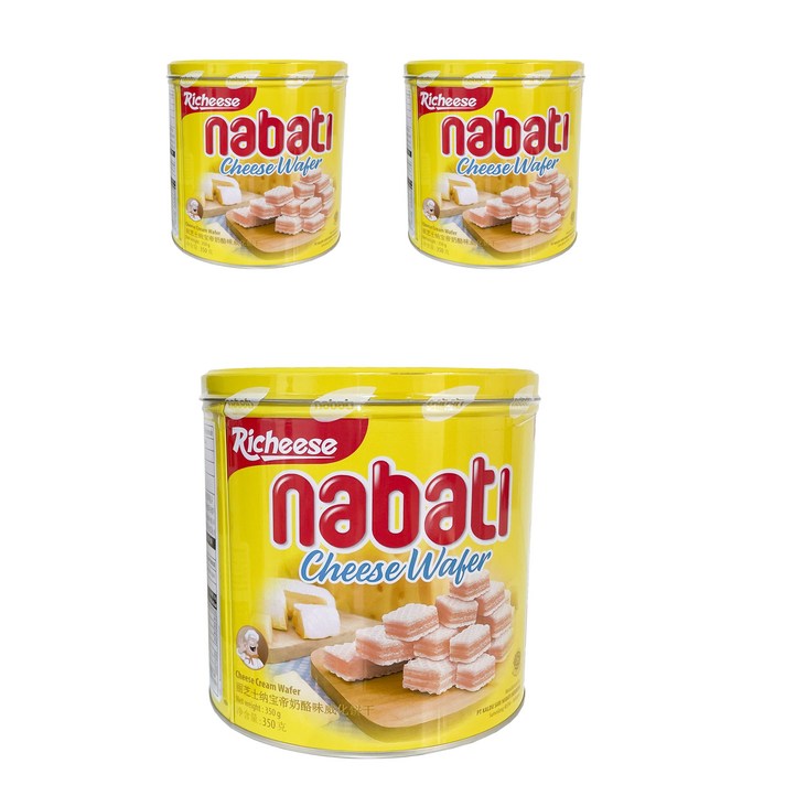 나바티 치즈 웨이퍼, 3개, 350g