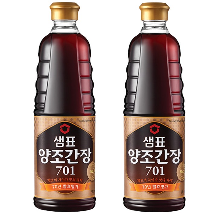 샘표 양조간장 701 930ml x 2개입, 없음, 단품