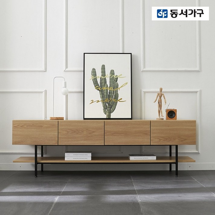 동서가구 LV 테스 1800 LED 거실장2종, 선택1. LED 미포함(917806)-핑크