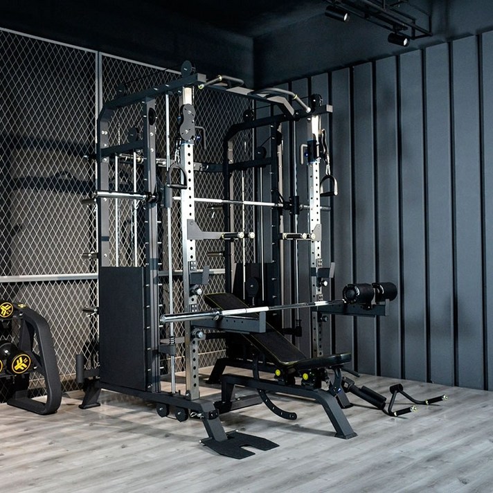 스미스 머신 smith machine 상업용 종합 훈련 장치 가정용 벤치 프레스 스쿼트, 상업용 스미스 머신 G7 W Stand-alone
