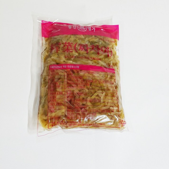 오무행 짬뽕다시 500g 1개 소스 짬뽕 만들기 국물 육수 업소용 식자재, 중국집 짜차이 채무침 1kg (중찬), 1kg
