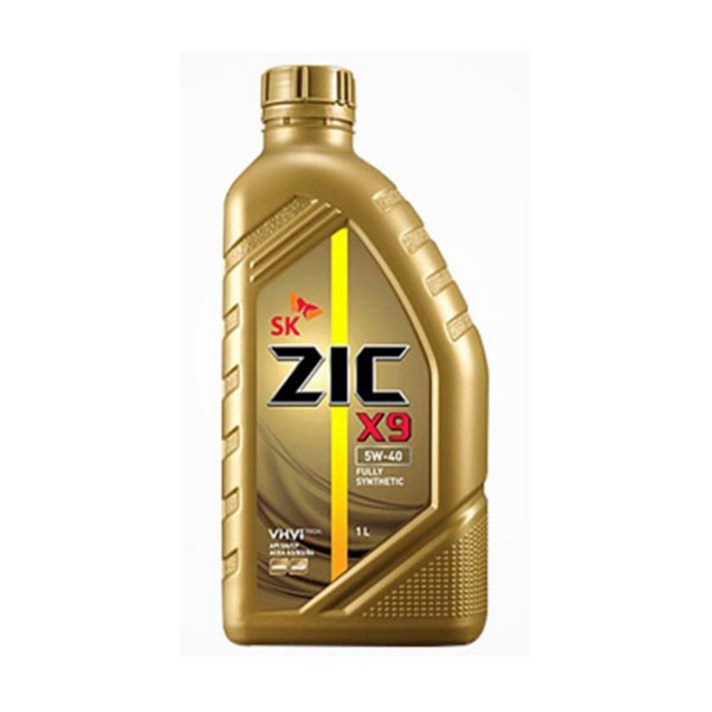 ZIC X9 5W40 1L 가솔린 엔진오일, 1개, 지크 X9 5W40(가)_1L