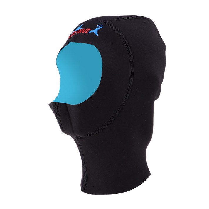 FWT 1mm neoprene 스쿠버 스노클링 잠수복 모자 모자 서핑 다이빙 다이빙 후드 m