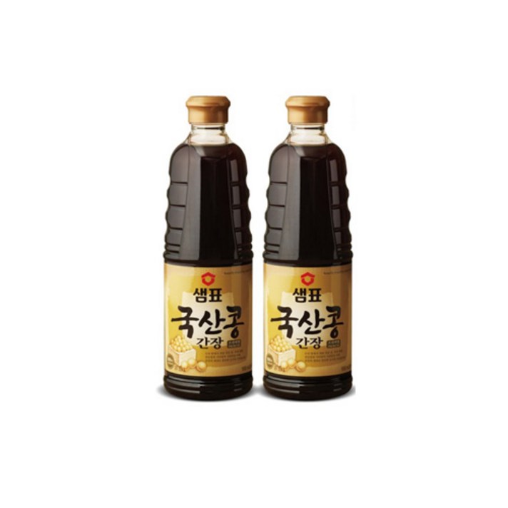 샘표 국산콩간장 프리미엄 930ml*2개, 930ml, 2개