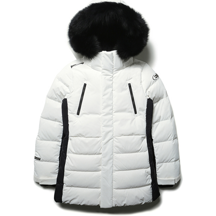 아이더 아이더(EIDER) 이월상품 여성용 중힙기장 구스8:2 다운자켓 천연폭스트리밍 슬림해보이는퀄팅배색 가볍고 부드러운터치감 DWW20510 MAGNO (마그노) 여성 W22