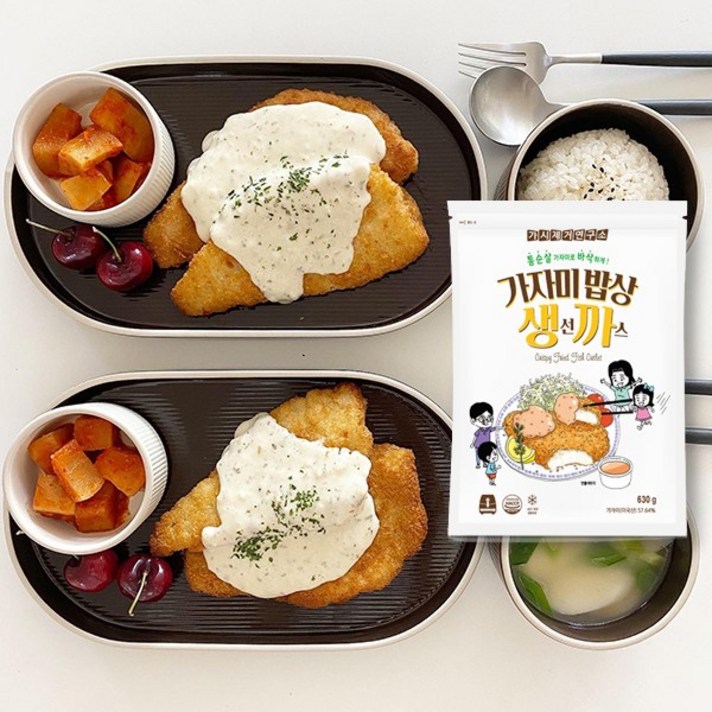 생선까스 가자미밥상 생까 6팩 650g